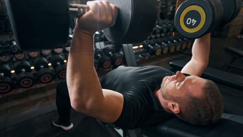 chest workouts with dumbbells